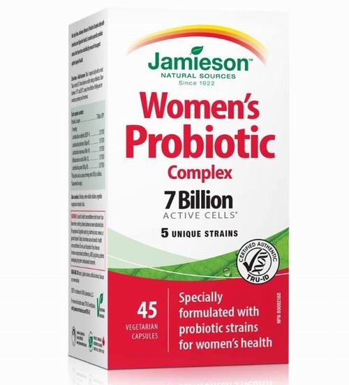 Jamieson 女士益生菌复合片45粒 7.68加元，原价 19.99加元