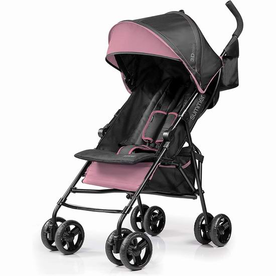黑五价！Summer Infant 3Dmini 超便携婴儿推车7.5折 59.97加元包邮！2色可选！