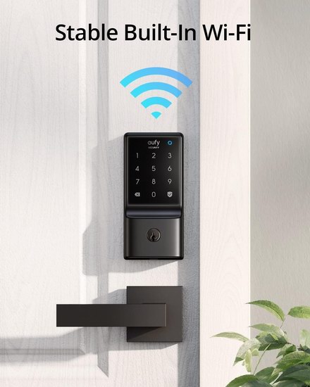 历史最低价！eufy Security C210 Wi-Fi 五合一 智能密码门锁5折 99.99加元包邮！2色可选！
