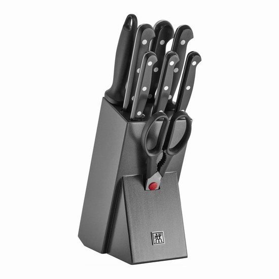 白菜价！ZWILLING 双立人 Twin Chef 德国不锈钢刀具9件套2.8折 165.69加元包邮！
