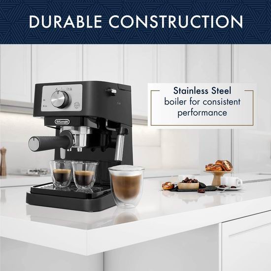DeLonghi 德龙 EC260BK Stilosa 意式浓缩咖啡机 119.98加元包邮！
