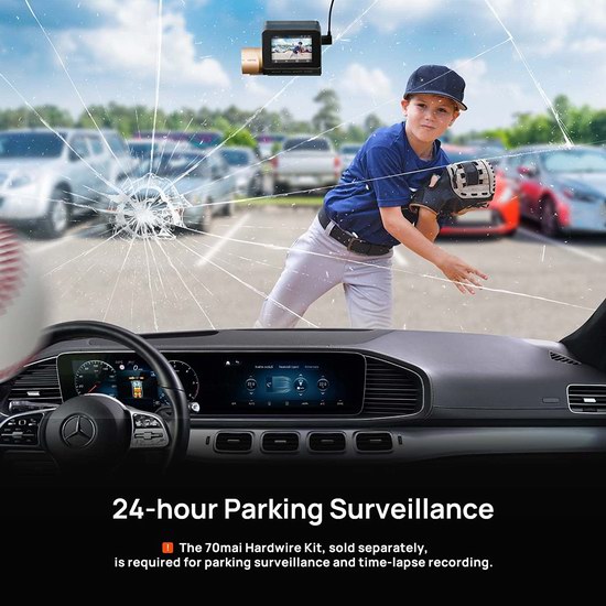 小米 70mai Dash Cam Lite 2 1080P全高清 行车记录仪 55.99加元限量特卖并包邮！
