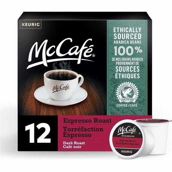 McCafé 麦咖啡 Premium Roast K-Cup 咖啡胶囊48粒  7.1折 24.27加元！单粒仅0.51加元！3款可选！