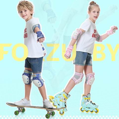 史低价！Forzueby 6合1 成人/儿童护膝护肘护腕套装 25.41加元（原价 40.99加元）  ！多色可选