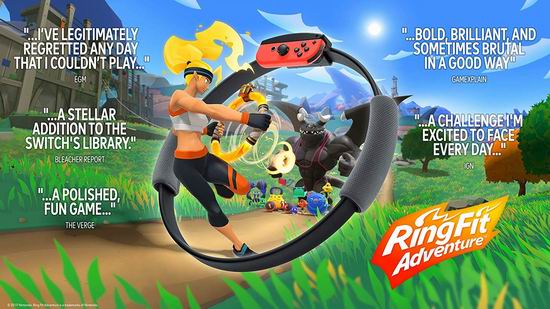 Nintendo Switch 任天堂《Ring Fit Adventure 健身大冒险》7.5折 74.95加元包邮！免税！