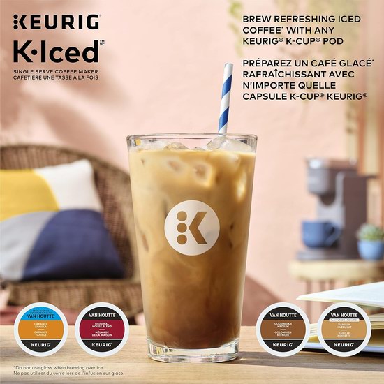 补货！Keurig K-Iced 冷热二合一 冰咖啡 单杯胶囊咖啡机5折 59.98加元包邮！