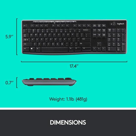 历史最低价！Logitech 罗技 MK270 无线光电键鼠套装5.5折 24.99加元！
