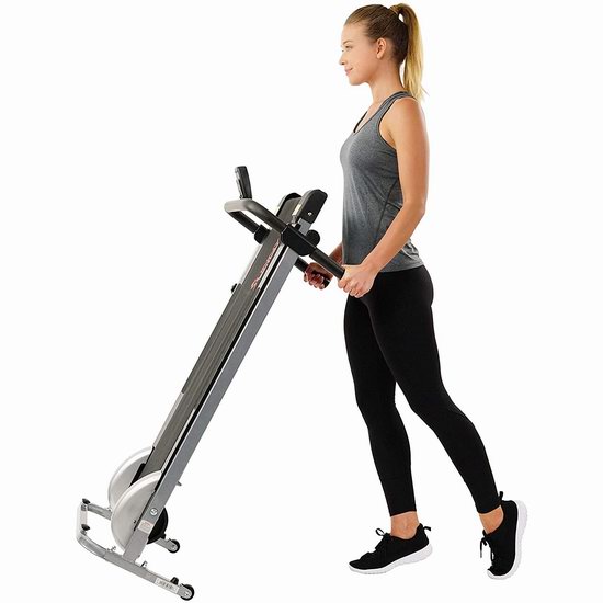 Sunny Health & Fitness SF-T1407M 可折叠紧凑型 家用坡度跑步机7折 174.22加元包邮！