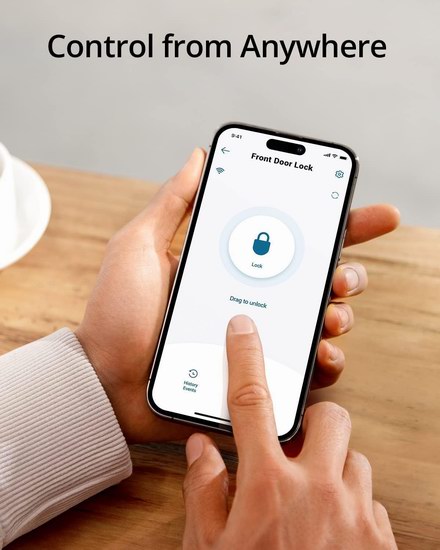 历史最低价！eufy Security C210 Wi-Fi 五合一 智能密码门锁5折 99.98加元包邮！2色可选！