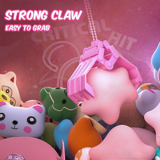 历史新低！Skirfy 超萌小熊 迷你夹娃娃抓娃娃机4.5折 30.59加元包邮！2色可选！