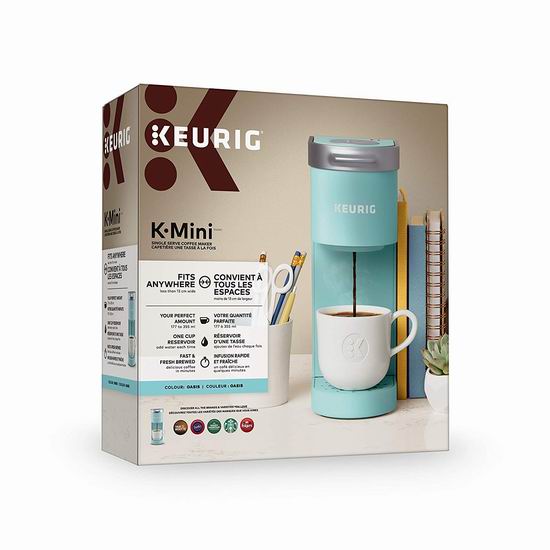 Keurig K-Mini 超迷你胶囊咖啡机5.5折 59.98加元包邮！2色可选！
