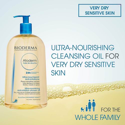 各博主也极力推荐！Bioderma 贝德玛 滋润沐浴油 1升 小孩大人均可 22.79加元（shoppers同款价 28.99加元）！
