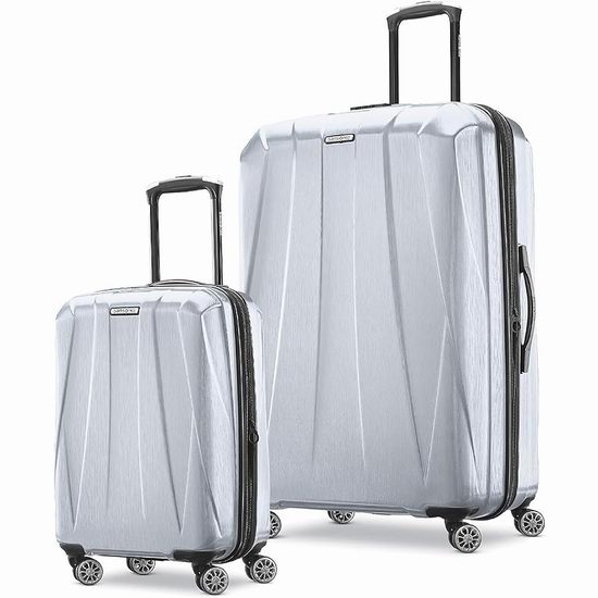 Samsonite 新秀丽 Centric 2 20+28英寸 全PC超轻拉杆行李箱2件套4.8折 278.39加元包邮！