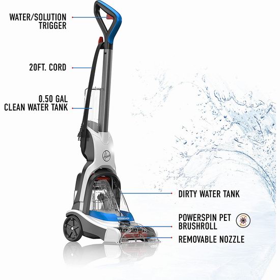 历史新低！Hoover FH50700 宠物版 地毯清洁机5.9折 94.99加元包邮！