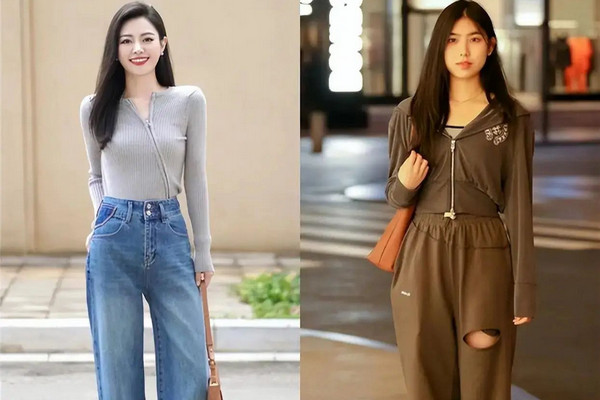 缩略图 | 被上海街拍惊艳了，满街都是“阔腿裤+平底鞋”