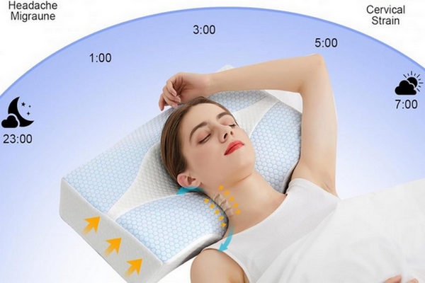 缩略图 | 限时4.7折！人体工学睡眠枕：原价99.99，打折47.15，冰丝枕套！