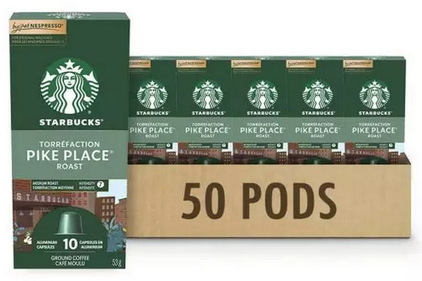 缩略图 | 7折！Starbucks星巴克咖啡胶囊50个：原价49.95，现价34.95