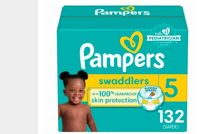 缩略图 | 快去囤！Pampers Swaddlers Size 5 纸尿裤132个装 29.96加元（原价 51.99加元）