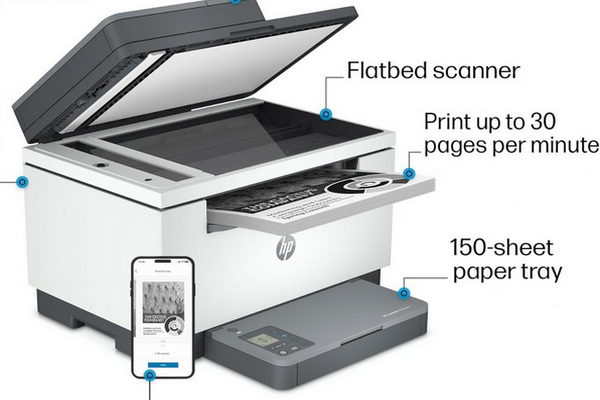 缩略图 | HP Laserjet多功能激光打印机：原价$299.99，现特价$199.99