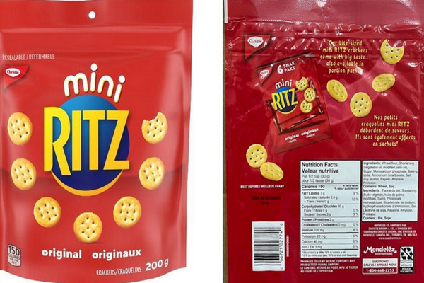 缩略图 | 加拿大食品检验局召回警告：超市常见一款Ritz饼干全国范围内被召回！