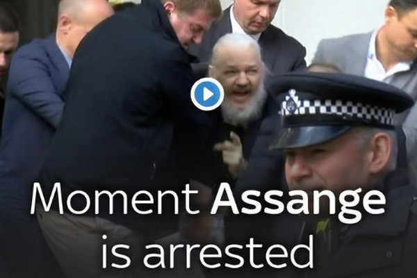 缩略图 | 逃亡整整9年 “维基解密”创始人被捕了