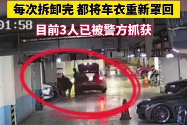缩略图 | 上海一百万豪车停在地库，竟被“蚂蚁搬家式”拆光卖了！