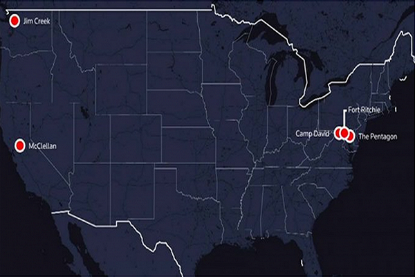 缩略图 | 俄罗斯国家电视台公布核打击美国目标地图