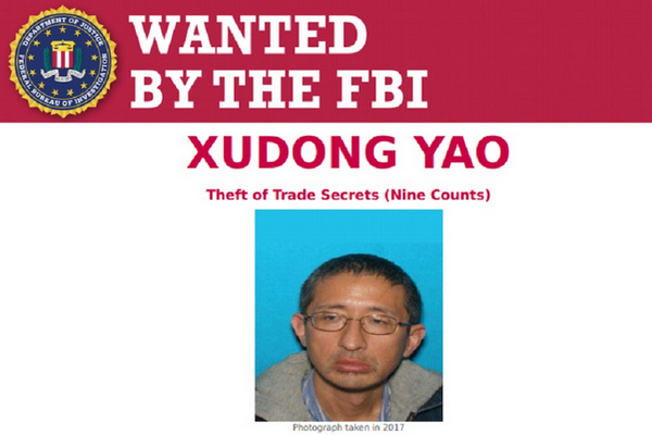 缩略图 | 入职两周就开始偷！华裔美籍工程师窃商业机密控9罪