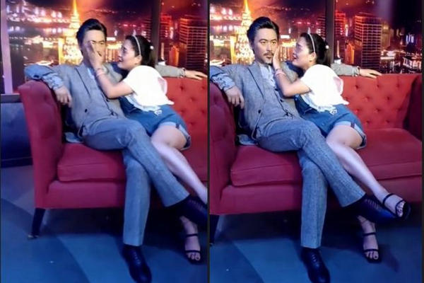 缩略图 | 吴秀波蜡像遭女粉袭胸亲脸，遭网友批评：不忍直视