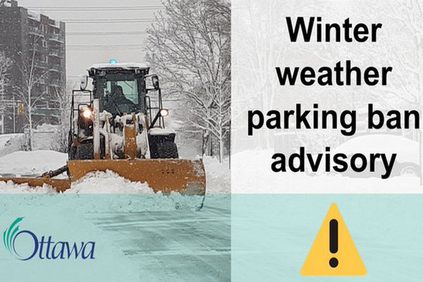 缩略图 | 预计降雪量高达20厘米！渥太华发布【夜间停车禁令】，违反车辆会被开罚单并拖走！