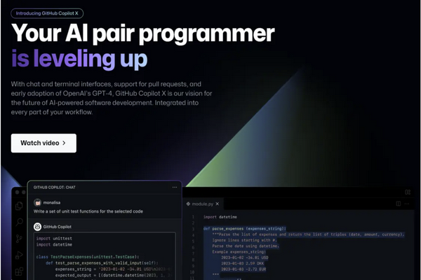 缩略图 | 微软AI全家桶上新啦！GPT-4进军程序员大本营GitHub