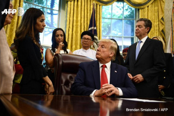 缩略图 | 特朗普接见诺贝尔和平奖得主：难以置信 为啥给你？