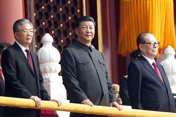 缩略图 | 江泽民90多高龄国庆登台气色优然，30分钟神隐去哪了