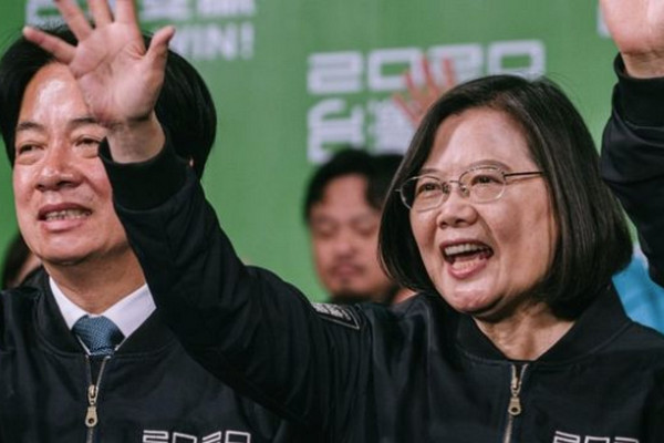 缩略图 | 【快讯】2020年台湾总统选举：蔡英文以破纪录得票数获胜连任