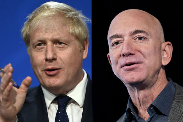 缩略图 | 英国首相约翰逊将与贝佐斯会面，要求亚马逊缴税