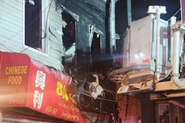 缩略图 | 纽约男子火烧中餐馆、殡仪馆、犹太教堂，警方回应