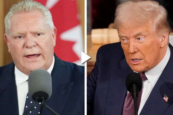 缩略图 | 特朗普称“终止”与加拿大的贸易谈判，因福特在美国做反关税广告！